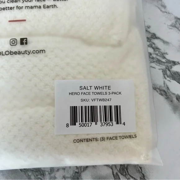 Volo Beauty Hero Face Towels, 3 pack - Picture 5 of 6